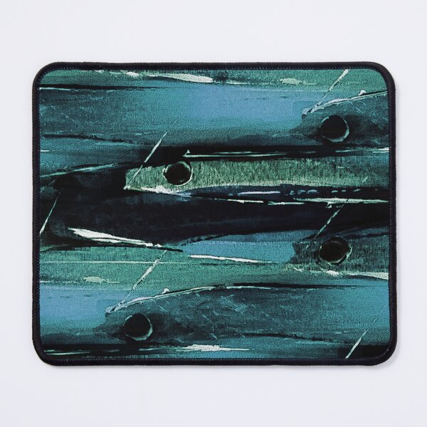 Item preview, Schooling Fish Painterly Rustic Abstract designed and sold by Artistestella.