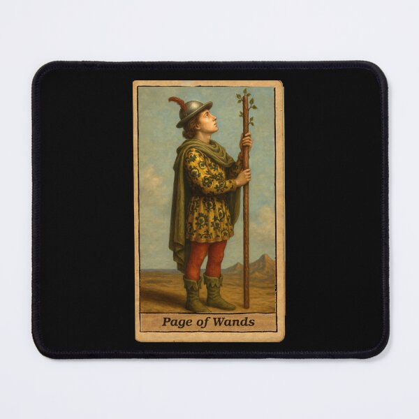 Item preview, Tarot: Page of Wands designed and sold by skoolsarecool.