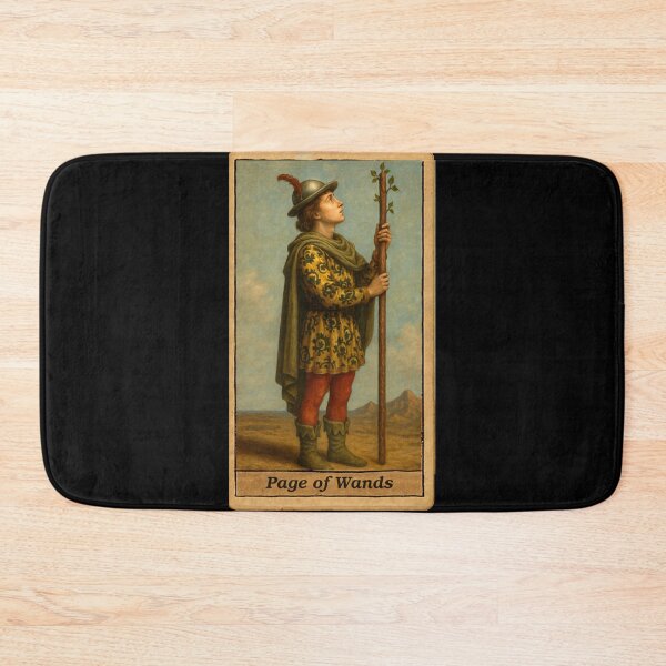 Item preview, Tarot: Page of Wands designed and sold by skoolsarecool.