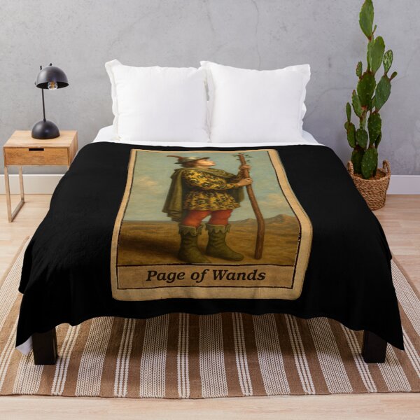 Item preview, Tarot: Page of Wands designed and sold by skoolsarecool.