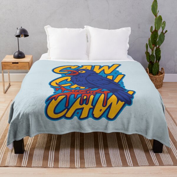 Item preview, Caw Caw Caw Colorful Crow Raven Ink Splash designed and sold by NosandEdgy.