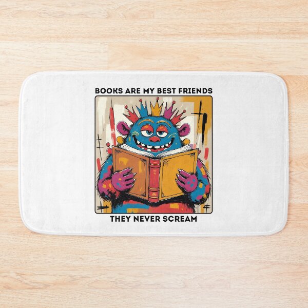Item preview, Books are friends and not afraid of monsters designed and sold by Filologica.