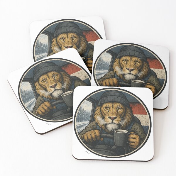 Item preview, Dutch Driver drinking a cup of coffee! designed and sold by Zouky.art.