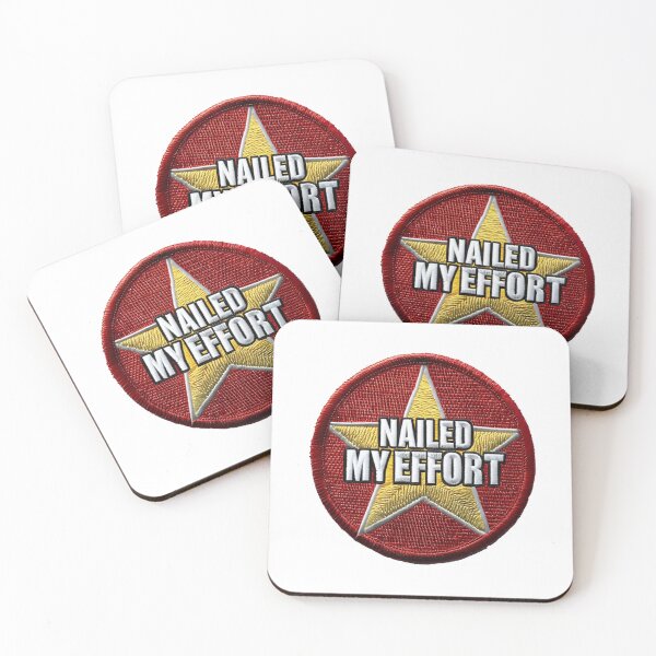 Item preview, Nailed My Effort: A Humorous Inspirational Statement  designed and sold by ProWander1.
