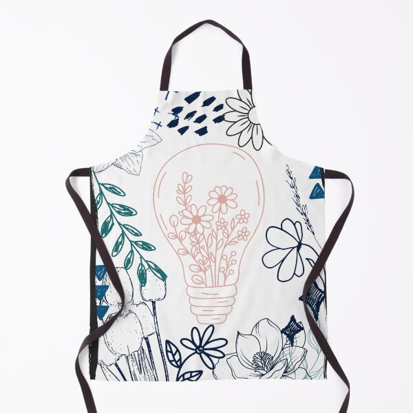 Artikelvorschau, Glühbirne, Blumen, Gekritzel entworfen und verkauft von R.F Designs.