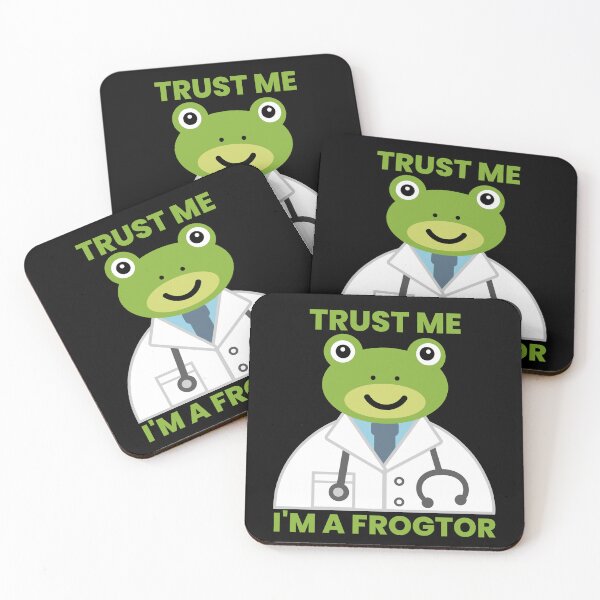Item preview, Trust Me I’m a Frogtor - Funny Frog Doctor Pun designed and sold by Shape Snip Studio.