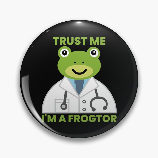 Item preview, Trust Me I’m a Frogtor - Funny Frog Doctor Pun designed and sold by Shape Snip Studio.