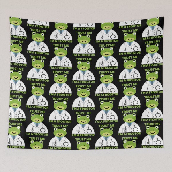 Item preview, Trust Me I’m a Frogtor - Funny Frog Doctor Pun designed and sold by Shape Snip Studio.