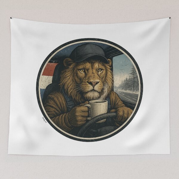 Item preview, Vrachtwagenchauffeur - Dutch Truckdriver designed and sold by Zouky.art.