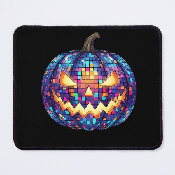 Item preview, Colorful Disco Ball Pumpkin – Spooky Halloween Party Vibes designed and sold by ShabanMerch.