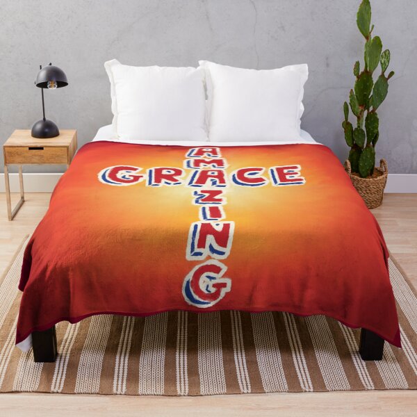 Item preview, Amazing Grace Cross Art–Christian T-Shirts, Pillows, and More designed and sold by Painting For Jesus.