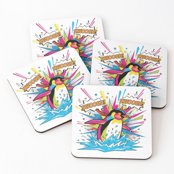 Item preview, Pop Art Penguin Jumping with Energy designed and sold by bsbd-action.