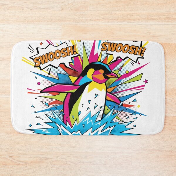 Item preview, Pop Art Penguin Jumping with Energy designed and sold by bsbd-action.