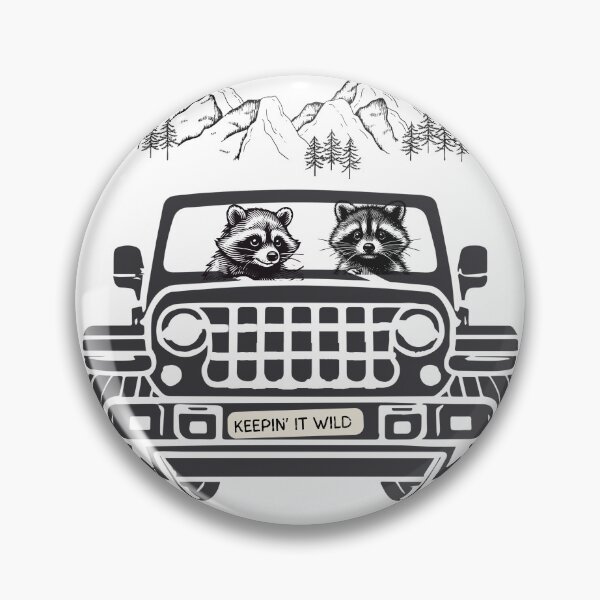 Item preview, Lispe Raccoon Road Trip Adventure with Mountain Backdrop designed and sold by Lispe-Designs.