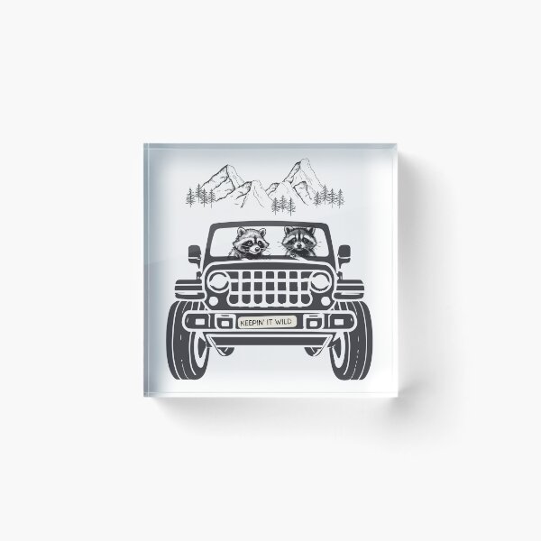 Item preview, Lispe Raccoon Road Trip Adventure with Mountain Backdrop designed and sold by Lispe-Designs.