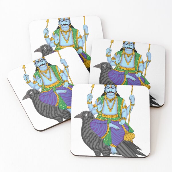 Item preview, Lord Shani Dev | Planet Saturn God | Hindu Spiritual Art designed and sold by Harshit_Digital_Arts.