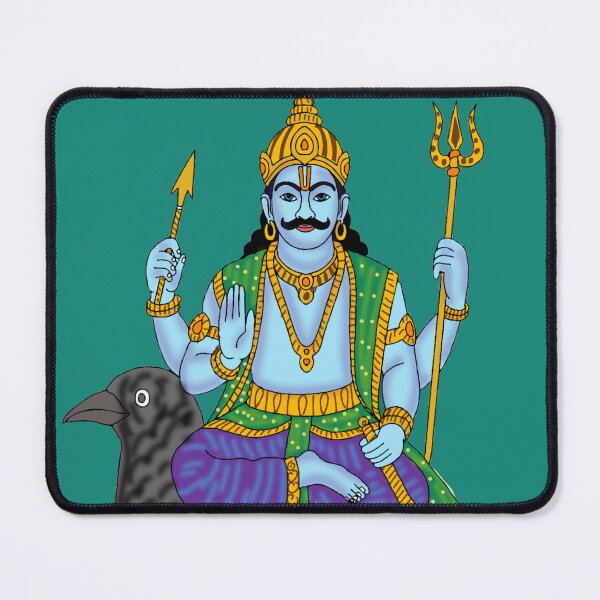 Item preview, Lord Shani Dev | Planet Saturn God | Hindu Spiritual Art designed and sold by Harshit_Digital_Arts.