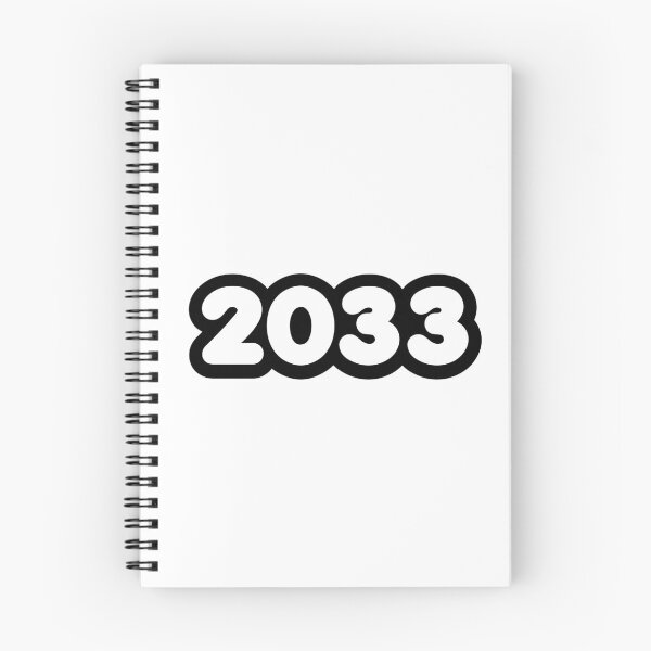 Item preview, 2033 in bold outline designed and sold by Memes N Lore .
