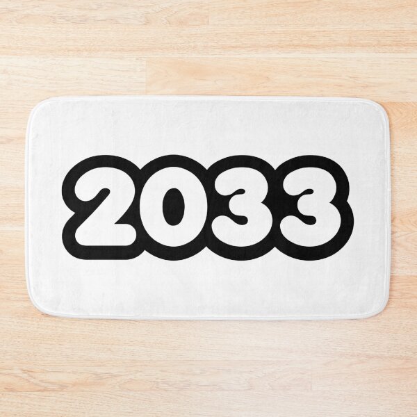 Item preview, 2033 in bold outline designed and sold by Memes N Lore .