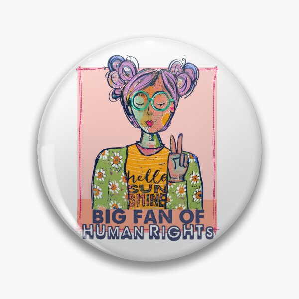 Item preview, Big Fan of Human Rights designed and sold by indigopenny.