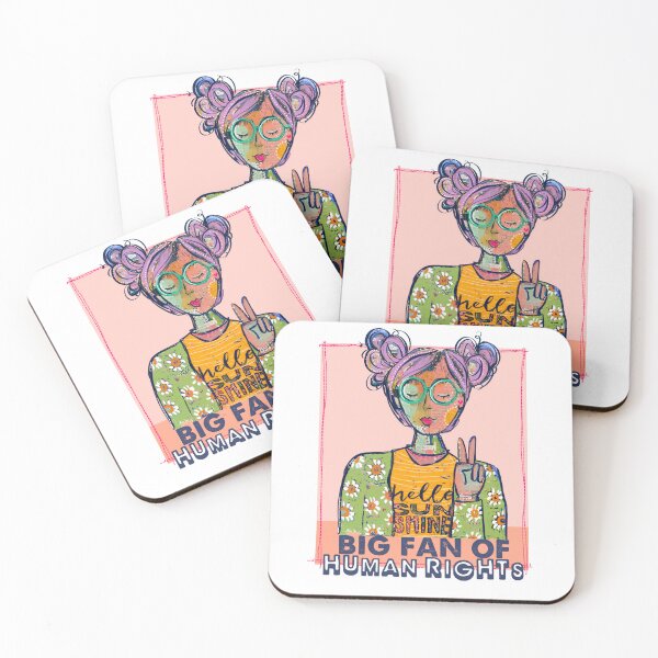 Item preview, Big Fan of Human Rights designed and sold by indigopenny.