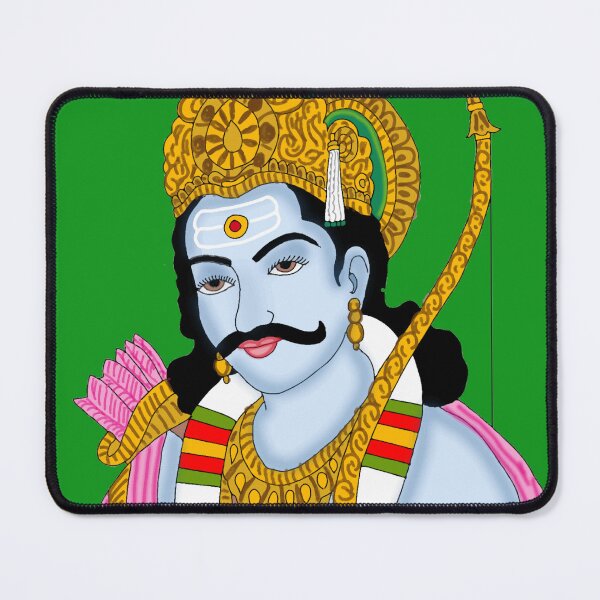 Item preview, Lord Shani Dev Digital Artwork | Hindu Spiritual Wall Art, Karma and Justice God Painting designed and sold by Harshit_Digital_Arts.