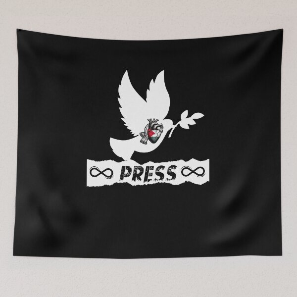 Item preview, "Peace Has a Voice – PRESS for Truth" designed and sold by NORENTE.