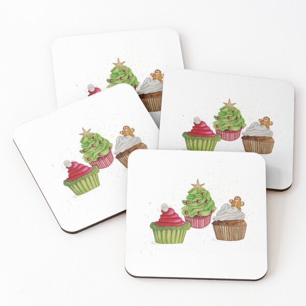 Artikelvorschau, Weihnachts-Cupcakes entworfen und verkauft von ColorSplendor.