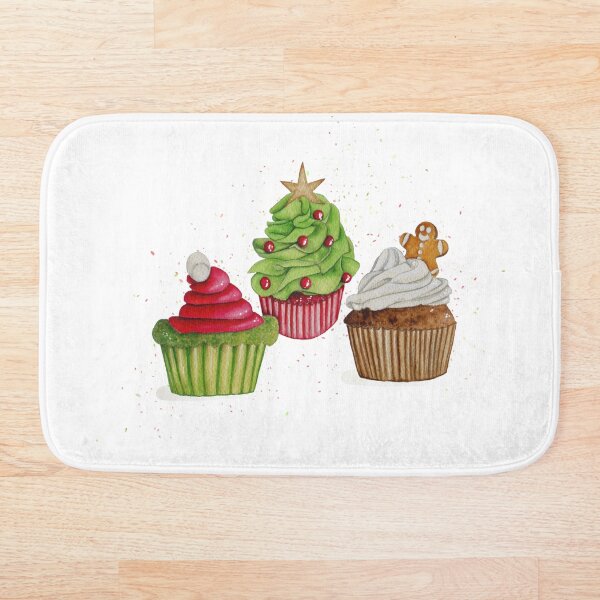 Aperçu de l'œuvre Cupcakes de Noël créée et vendue par ColorSplendor.