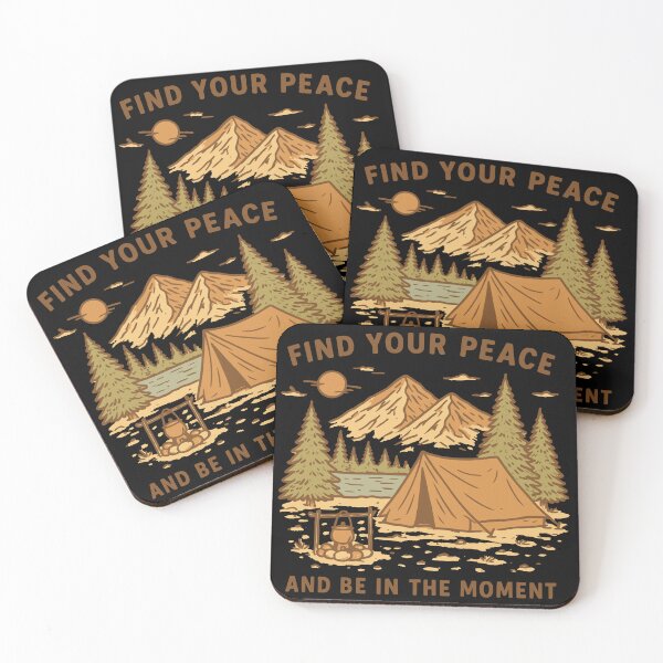 Item preview, Find Your Peace and Be In The Moment designed and sold by CampEffect.