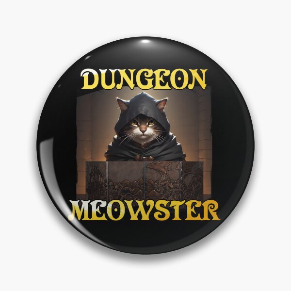 Item preview, Dungeon Meowster designed and sold by Saving Throw Designs.
