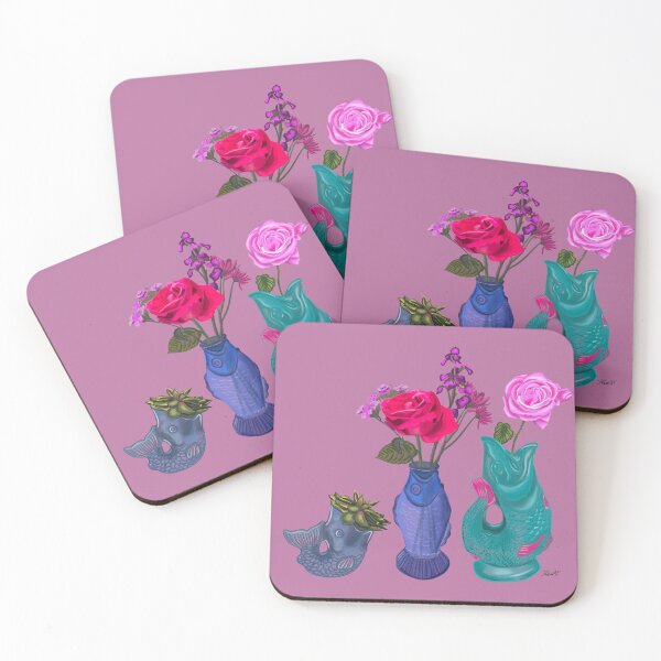 Item preview, Fish Vase Combo-Pink designed and sold by deblevart.