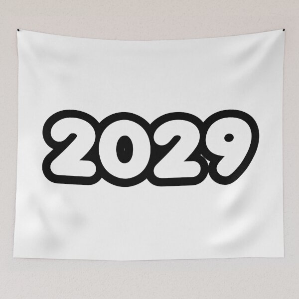 Item preview,  2029 in bold outline designed and sold by Memes N Lore .