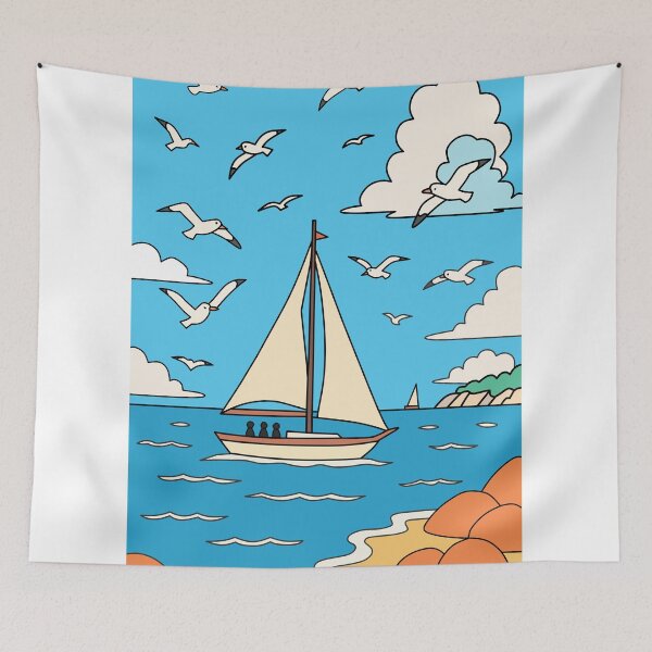 Item preview, Sailboat Symphony  designed and sold by HasifArtCollection.