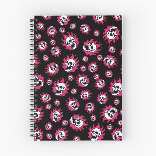Item preview, Chaotic Skulls and Fire Pattern (Hot Pink) designed and sold by BeJolley.