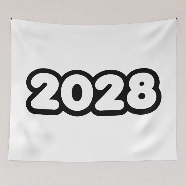 Item preview, 2028 in bold outline designed and sold by Memes N Lore .