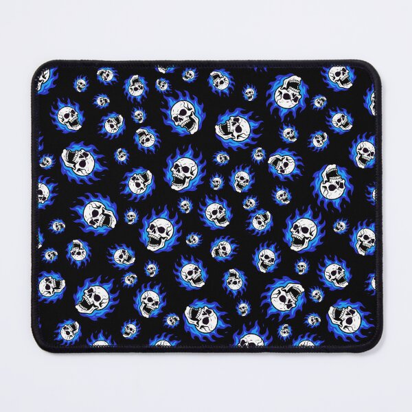 Item preview, Chaotic Skulls and Fire Pattern (Blue) designed and sold by BeJolley.