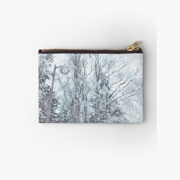 Item preview, Winter Light – Lamp Post in Snowy Park designed and sold by RiveraSnapShots.