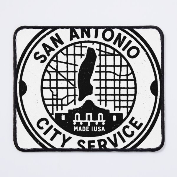 Item preview, San Antonio Manhole Cover. Urban Stamp with Historic Alamo Vibe designed and sold by Urban designs by PiMediaDen.