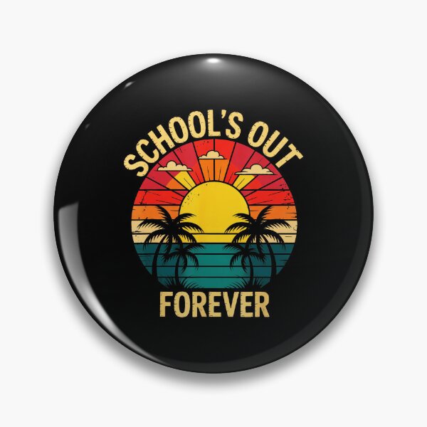 Item preview, Groovy Schools Out Forever Retirement 2025 Retired Teacher  designed and sold by sparks269.