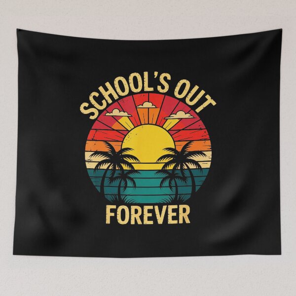 Item preview, Groovy Schools Out Forever Retirement 2025 Retired Teacher  designed and sold by sparks269.