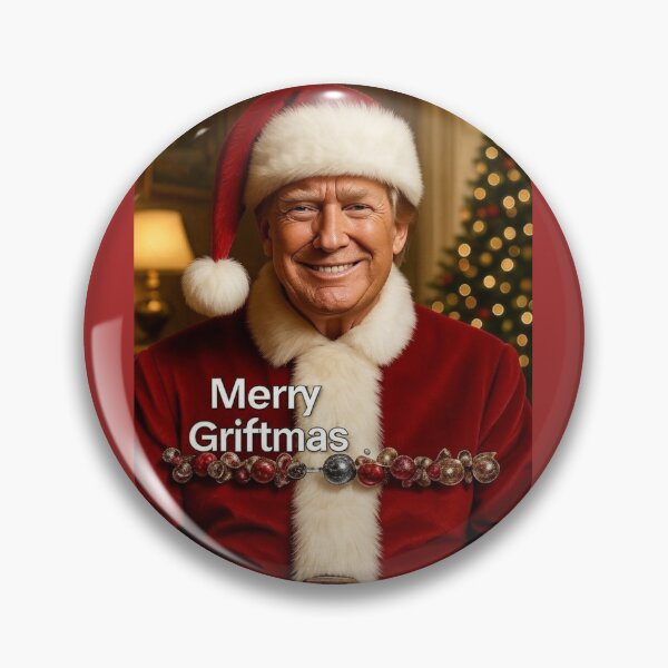 Item preview, Donald Trump wishes you a Merry Griftmas designed and sold by Politoons.