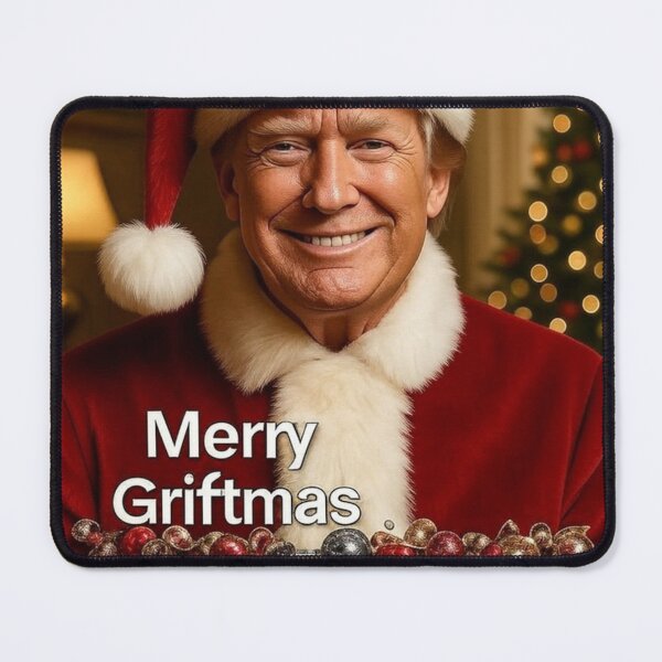 Item preview, Donald Trump wishes you a Merry Griftmas designed and sold by Politoons.