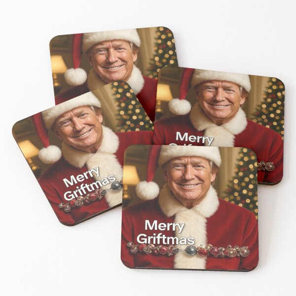Item preview, Donald Trump wishes you a Merry Griftmas designed and sold by Politoons.