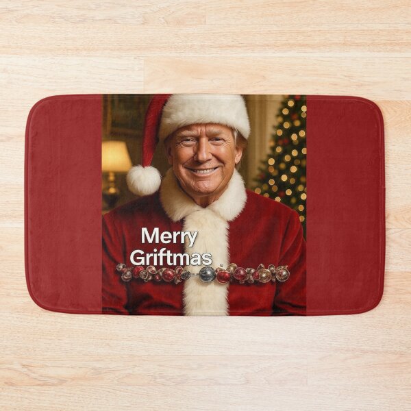 Item preview, Donald Trump wishes you a Merry Griftmas designed and sold by Politoons.