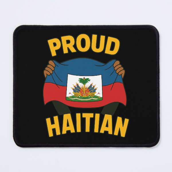 Item preview, Proud Haitian Flag Design Haitian Heritage Caribbean Roots T-Shirt designed and sold by DrawHandArt.