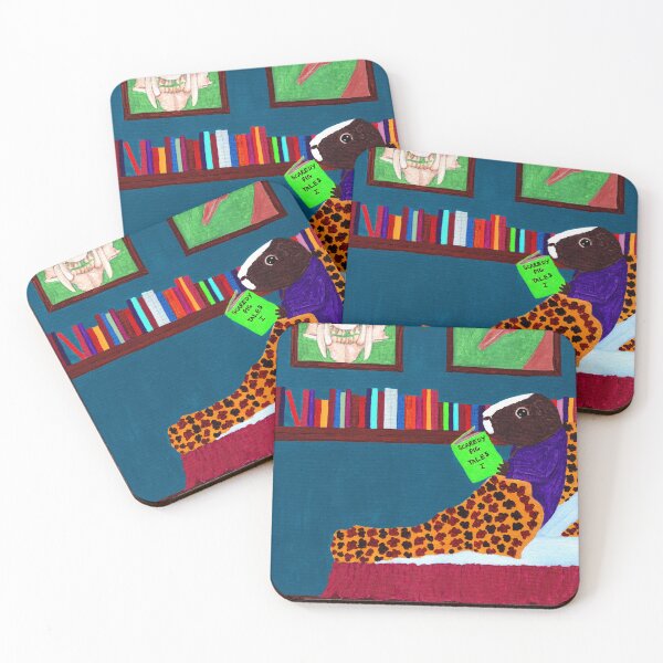 Item preview, Guinea Pigs and Books - Ozy's Bedside Library designed and sold by Guinea Pigs and Books.