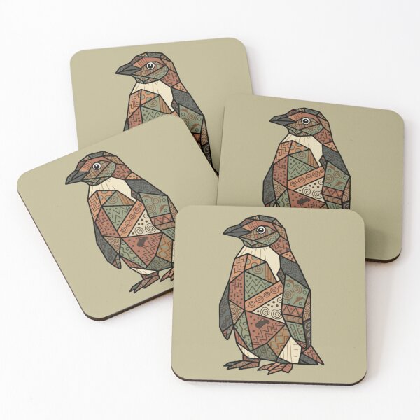 Item preview, Tribal penguin with ethnic patterns designed and sold by bsbd-action.