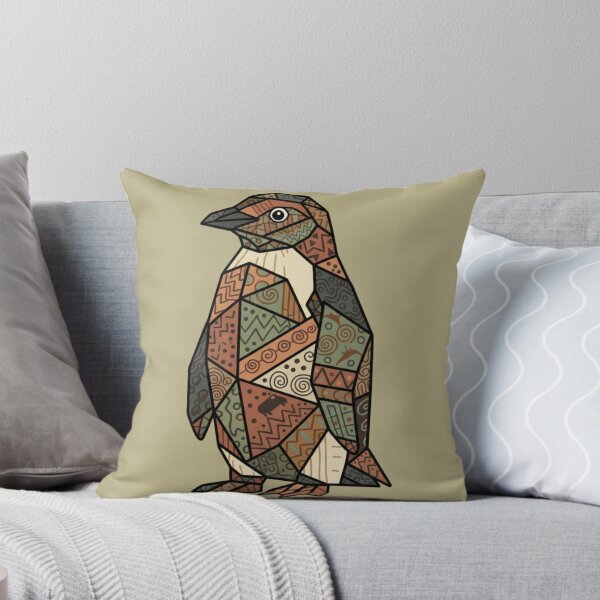 Item preview, Tribal penguin with ethnic patterns designed and sold by bsbd-action.
