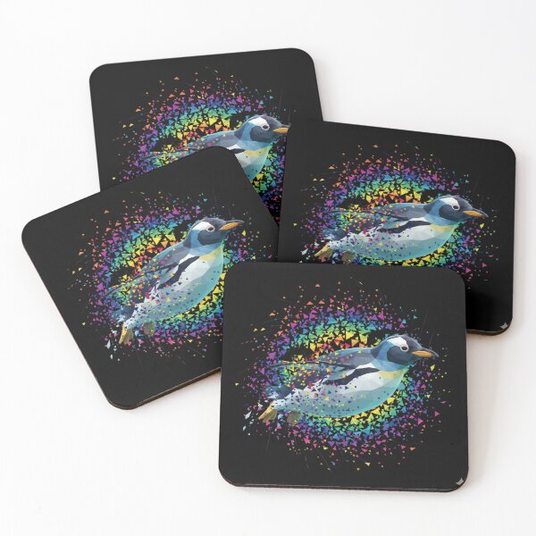 Item preview, Rainbow Spiral Swimming Penguin designed and sold by bsbd-action.